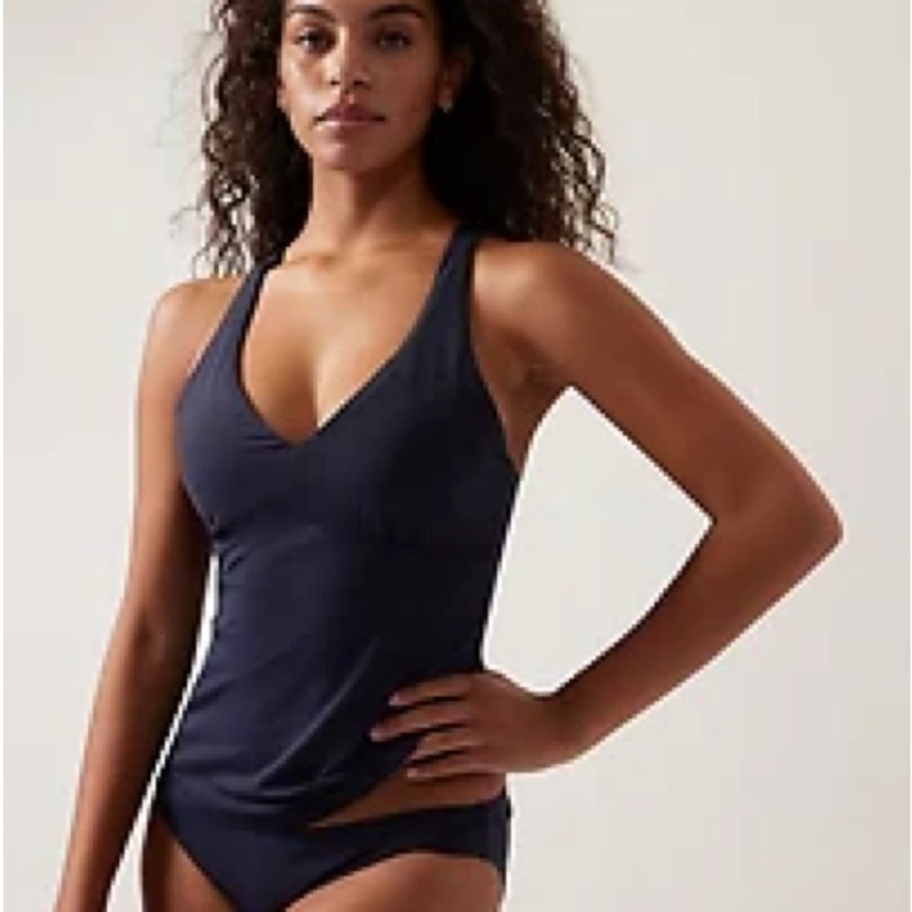 Athleta Plunge Tankini Top NWT